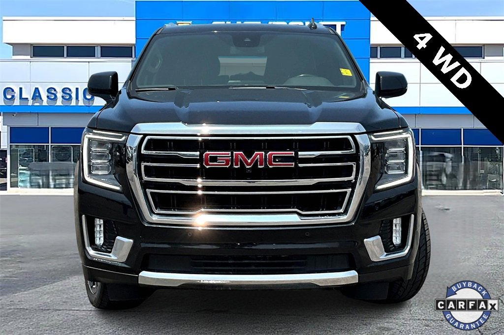 Used 2023 GMC Yukon SLT with VIN 1GKS2BKD4PR214627 for sale in Owasso, OK