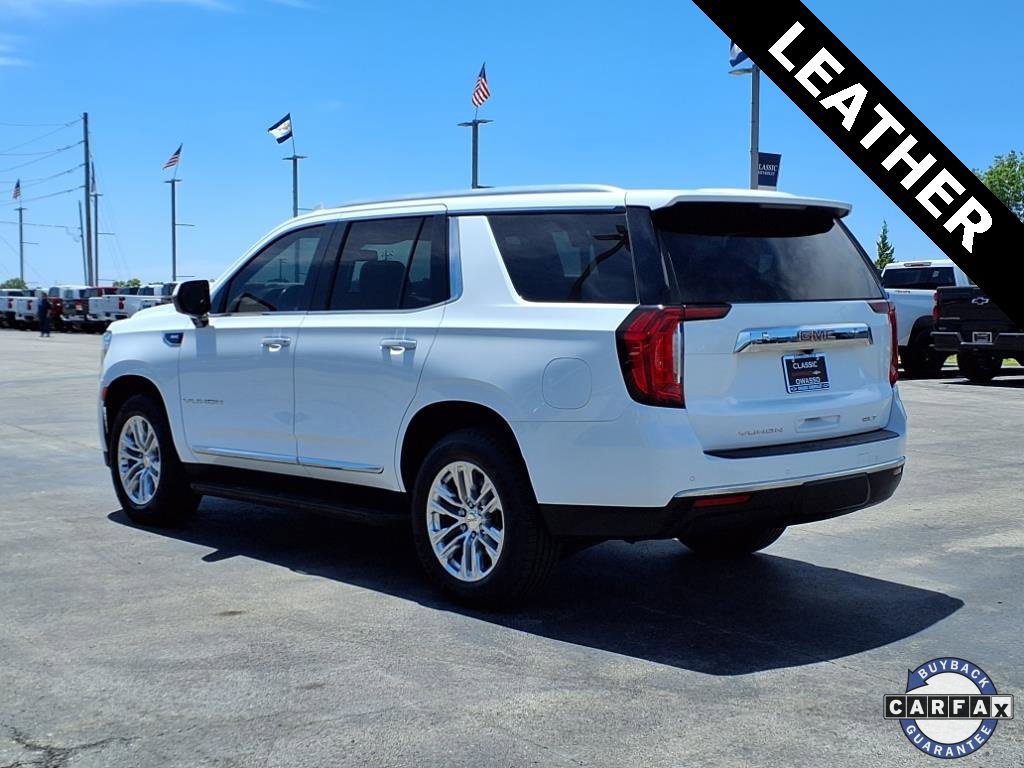 Used 2021 GMC Yukon SLT with VIN 1GKS1BKD4MR174855 for sale in Owasso, OK