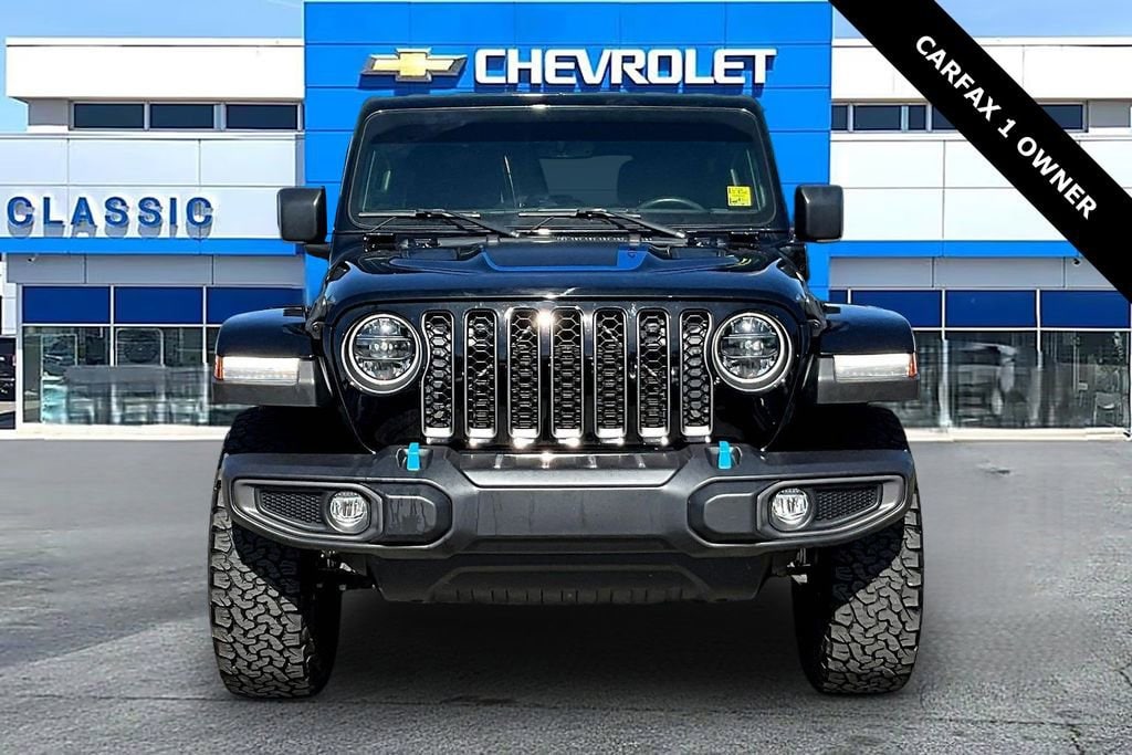 Used 2023 Jeep Wrangler 4xe Rubicon 4XE with VIN 1C4JJXR69PW583239 for sale in Owasso, OK