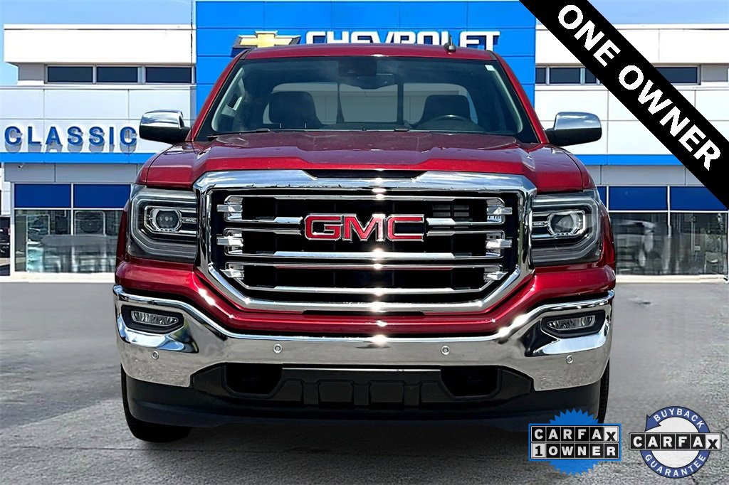 Used 2018 GMC Sierra 1500 SLT with VIN 3GTU2NEC1JG287972 for sale in Owasso, OK