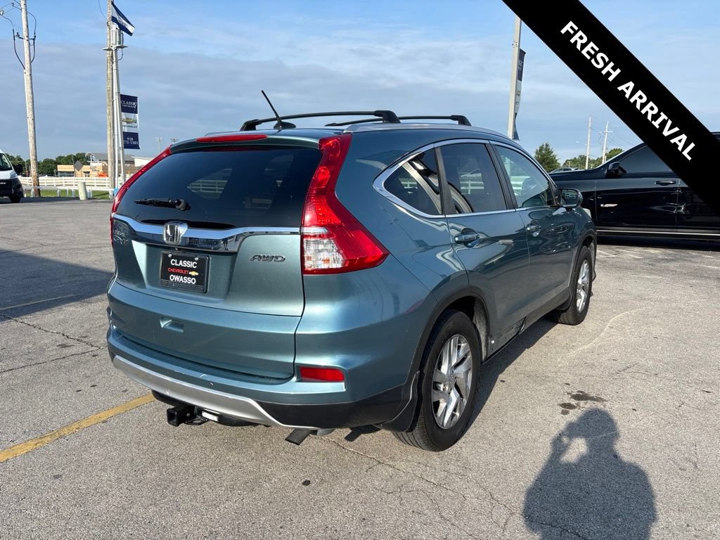 Used 2015 Honda CR-V EX-L with VIN 2HKRM4H78FH610809 for sale in Owasso, OK