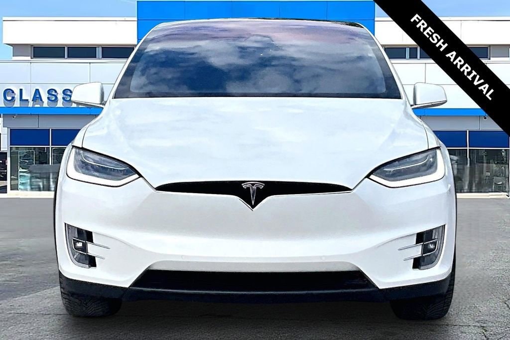 Used 2020 Tesla Model X Long Range Plus with VIN 5YJXCBE22LF284040 for sale in Owasso, OK