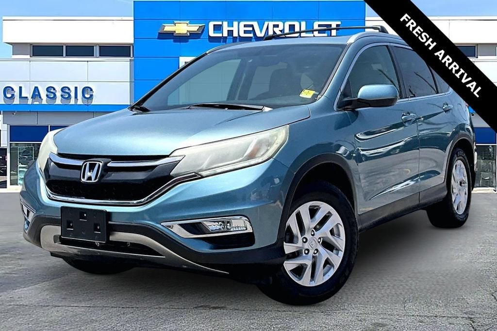Used 2015 Honda CR-V EX-L with VIN 2HKRM4H78FH610809 for sale in Owasso, OK