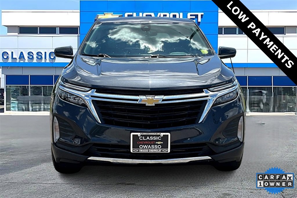 Used 2022 Chevrolet Equinox LT with VIN 2GNAXKEV8N6140318 for sale in Owasso, OK