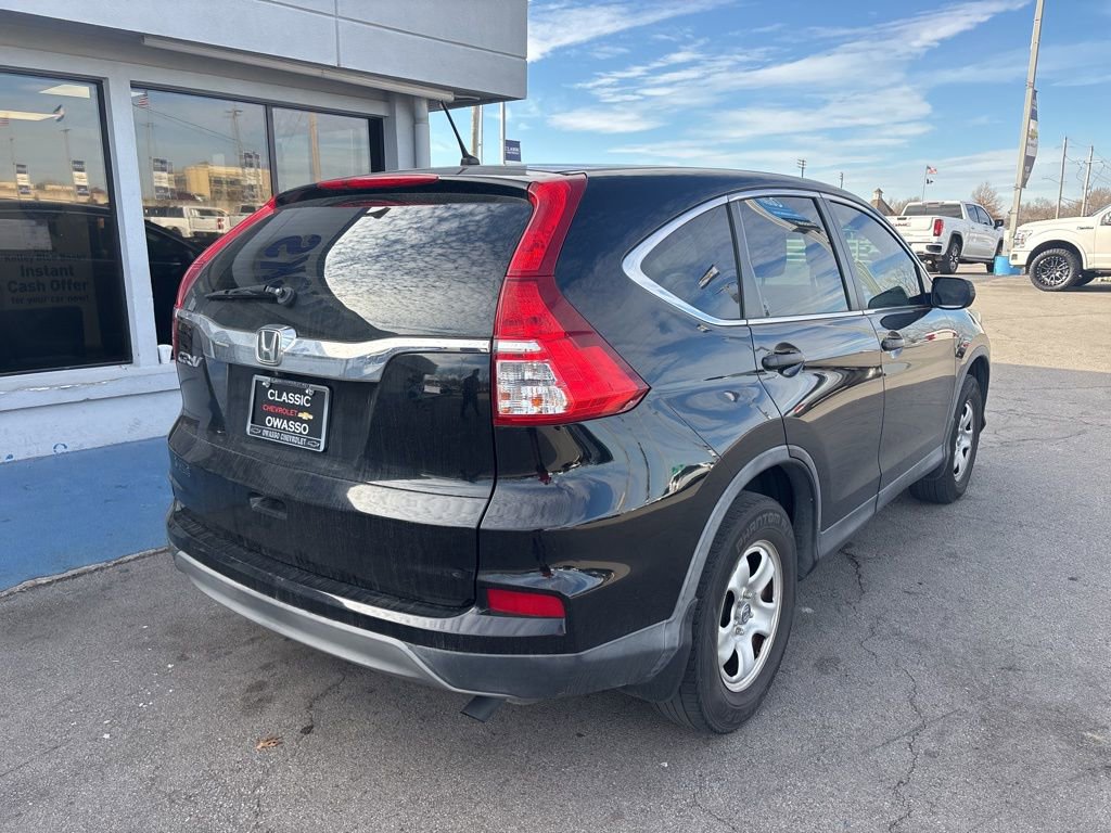 Used 2015 Honda CR-V LX with VIN 3CZRM3H32FG703478 for sale in Owasso, OK