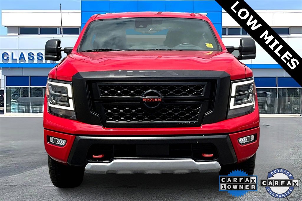 Used 2021 Nissan Titan PRO-4X with VIN 1N6AA1ED1MN516490 for sale in Owasso, OK