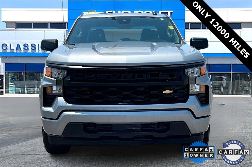 Used 2025 Chevrolet Silverado 1500 Custom with VIN 3GCPKBEK0SG130616 for sale in Owasso, OK