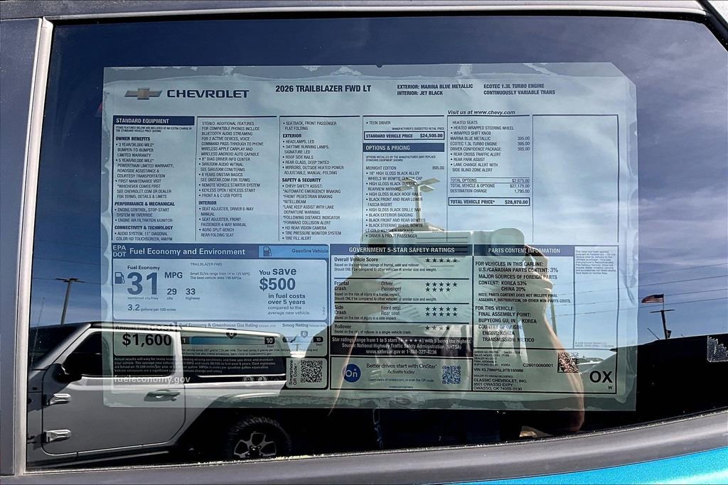 2026 Chevrolet Trailblazer LT - Photo 14