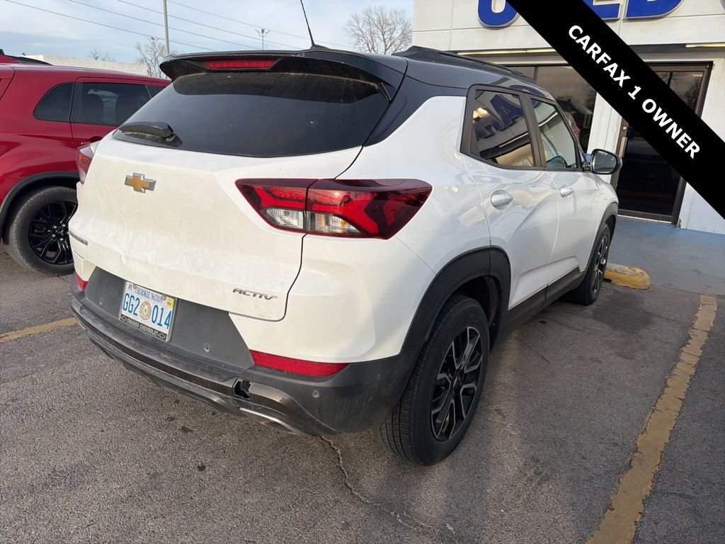 Used 2021 Chevrolet Trailblazer Activ with VIN KL79MVSL8MB180092 for sale in Owasso, OK