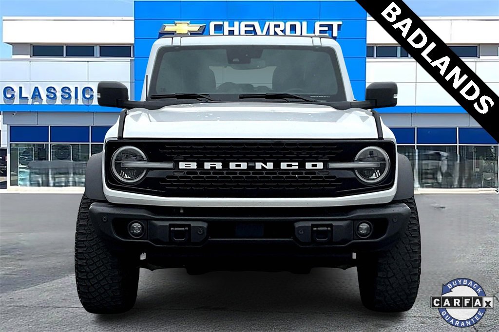Used 2023 Ford Bronco 4-Door Badlands with VIN 1FMEE5DP0PLA85177 for sale in Owasso, OK