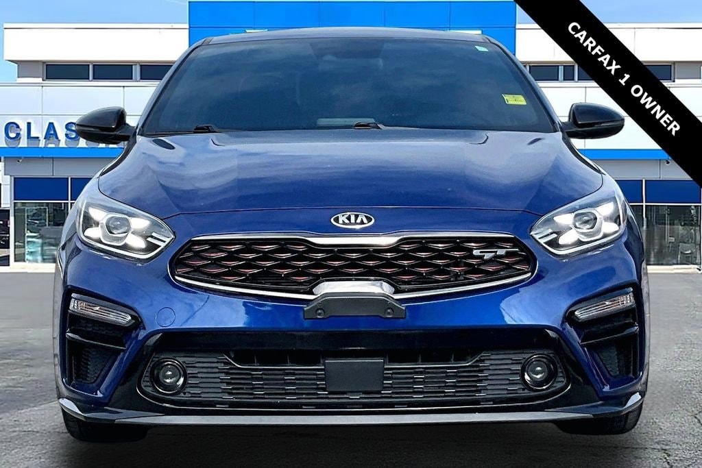 Used 2021 Kia Forte GT with VIN 3KPF44AC4ME318487 for sale in Owasso, OK
