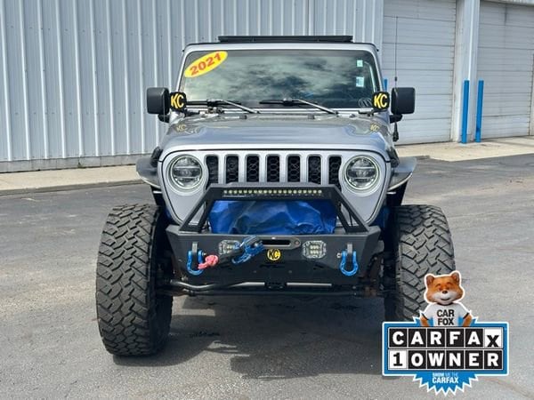 Used 2021 Jeep Gladiator Overland with VIN 1C6JJTFMXML547995 for sale in Lake City, MI