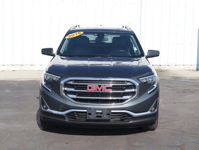 Used 2018 GMC Terrain SLT with VIN 3GKALVEX3JL214293 for sale in Lake City, MI