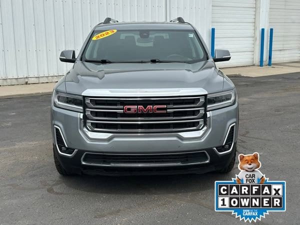 Used 2023 GMC Acadia SLT with VIN 1GKKNUL42PZ181466 for sale in Lake City, MI