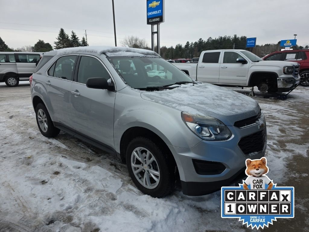 Used 2017 Chevrolet Equinox LS with VIN 2GNFLEEK1H6305915 for sale in Lake City, MI