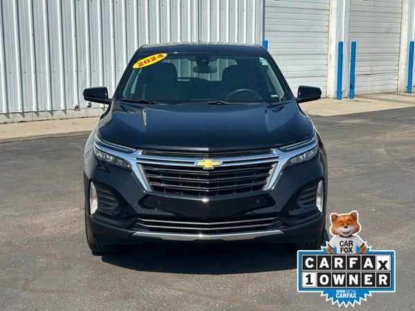 Used 2024 Chevrolet Equinox LT with VIN 3GNAXUEG2RL326595 for sale in Lake City, MI