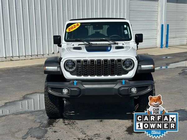 Used 2024 Jeep Wrangler 4xe Rubicon 4XE with VIN 1C4RJXR63RW198930 for sale in Lake City, MI