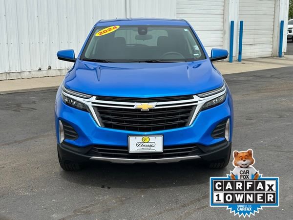 Used 2024 Chevrolet Equinox LT with VIN 3GNAXUEG2RS244579 for sale in Lake City, MI