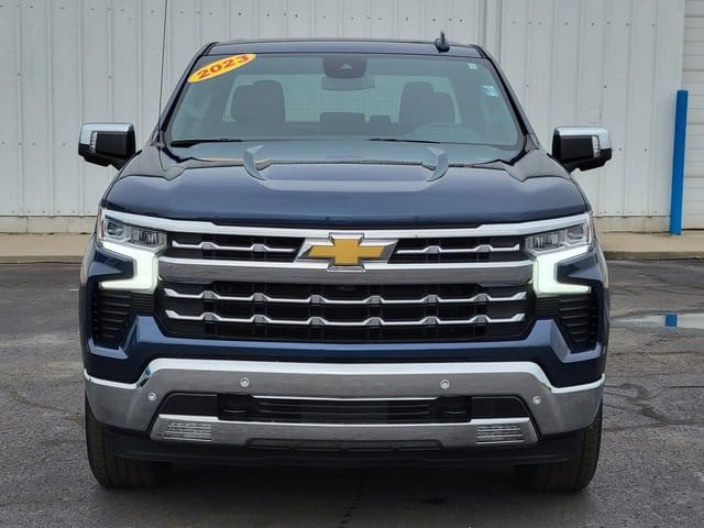 Used 2023 Chevrolet Silverado 1500 LTZ with VIN 1GCUDGEDXPZ109453 for sale in Lake City, MI