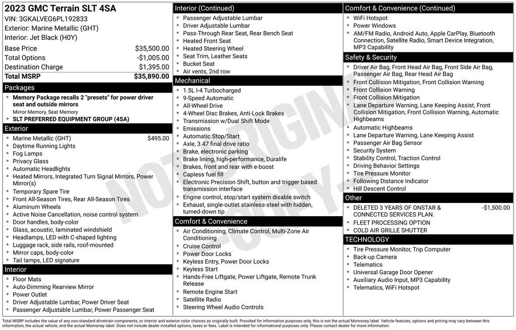 Used 2023 GMC Terrain SLT SUV