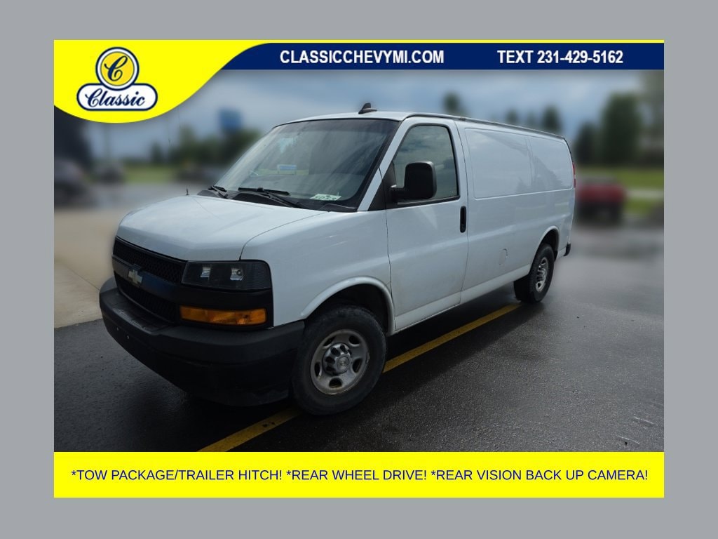 Used 2020 Chevrolet Express Cargo Work Van with VIN 1GCWGAFG6L1230611 for sale in Lake City, MI