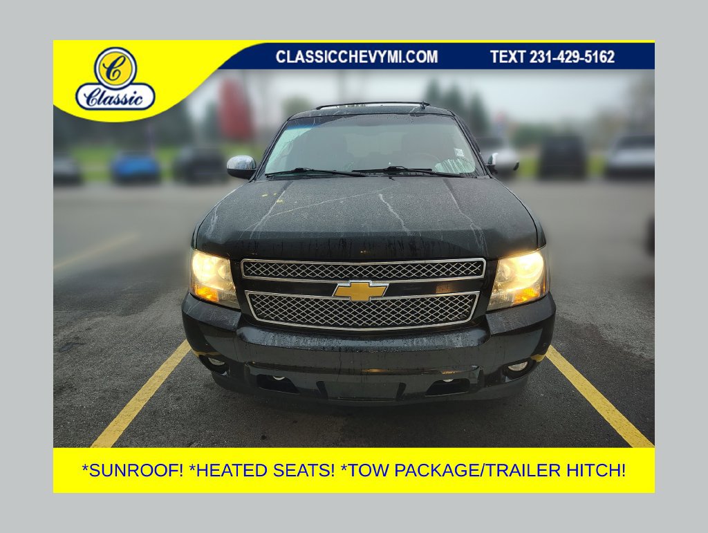 Used 2014 Chevrolet Tahoe LTZ with VIN 1GNSKCE02ER189130 for sale in Lake City, MI