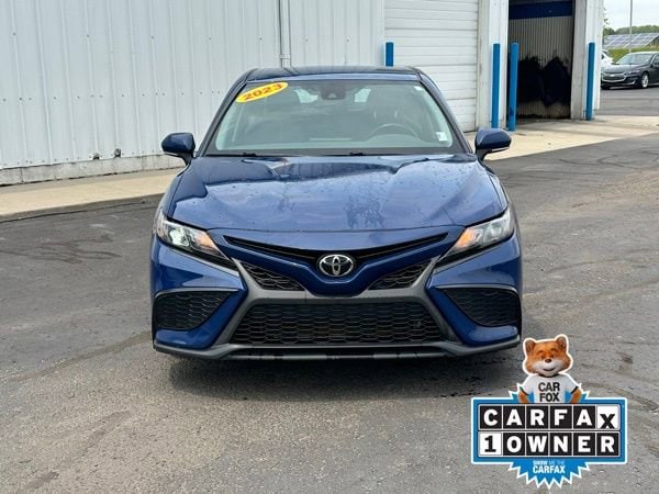 Used 2023 Toyota Camry SE with VIN 4T1G11BK6PU081200 for sale in Lake City, MI