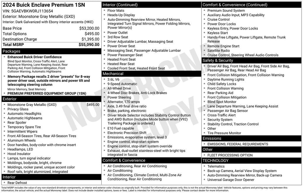 Used 2024 Buick Enclave Premium SUV