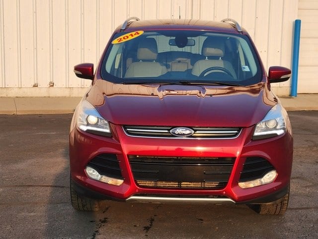 Used 2014 Ford Escape Titanium with VIN 1FMCU9J93EUB44270 for sale in Lake City, MI