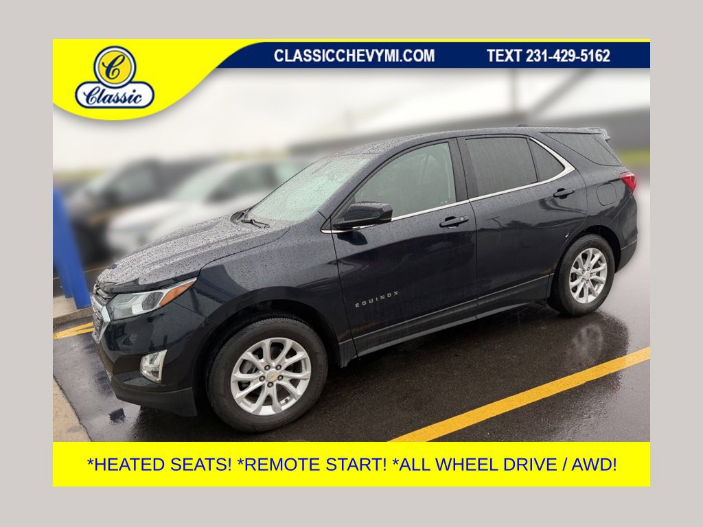 Used 2021 Chevrolet Equinox LT with VIN 3GNAXUEV8MS119741 for sale in Lake City, MI