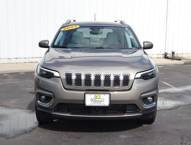 Used 2021 Jeep Cherokee Limited with VIN 1C4PJMDX1MD174636 for sale in Lake City, MI