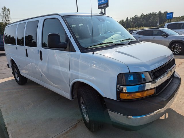 Used 2020 Chevrolet Express Passenger LT with VIN 1GAWGFFG3L1129905 for sale in Lake City, MI