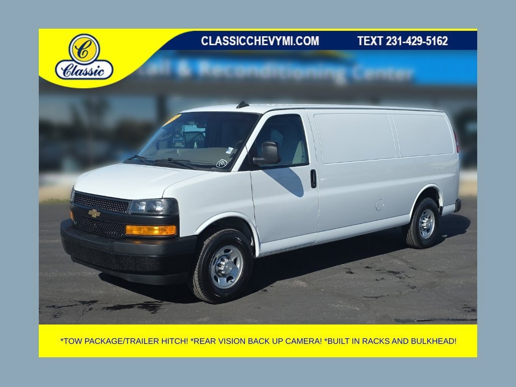 Used 2021 Chevrolet Express Cargo Work Van with VIN 1GCWGBF79M1163123 for sale in Lake City, MI