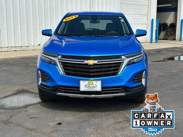 Used 2024 Chevrolet Equinox LT with VIN 3GNAXUEG8RS250287 for sale in Lake City, MI