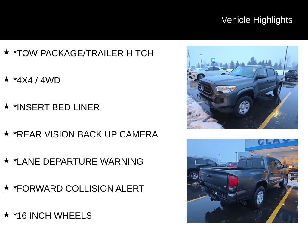 Used 2022 Toyota Tacoma SR V6 Truck