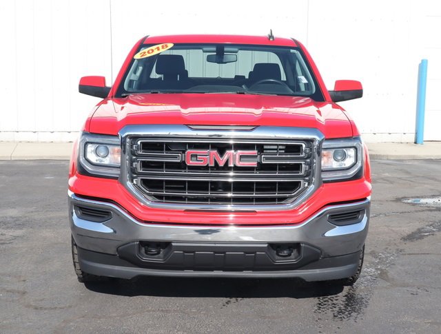 Used 2018 GMC Sierra 1500 SLE with VIN 3GTU2MECXJG284448 for sale in Lake City, MI