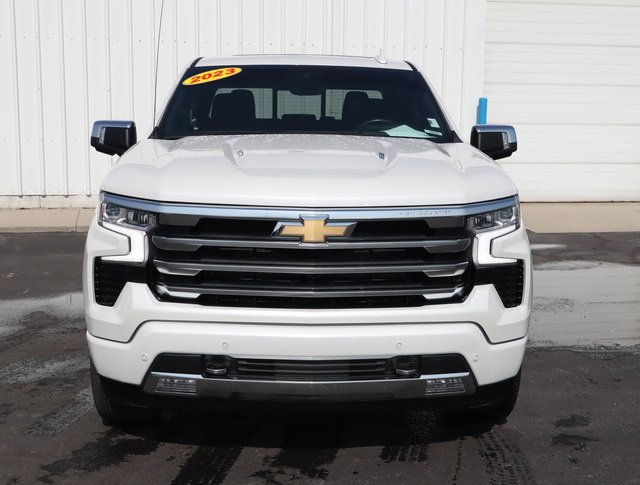 Used 2023 Chevrolet Silverado 1500 High Country with VIN 1GCUDJEL7PZ101010 for sale in Lake City, MI