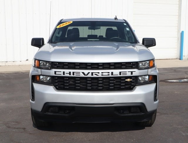 Used 2020 Chevrolet Silverado 1500 Custom with VIN 1GCPYBEH2LZ302522 for sale in Lake City, MI