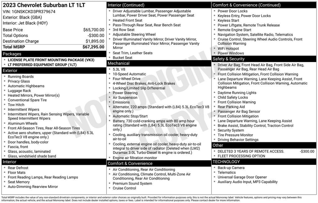 Used 2023 Chevrolet Suburban LT SUV