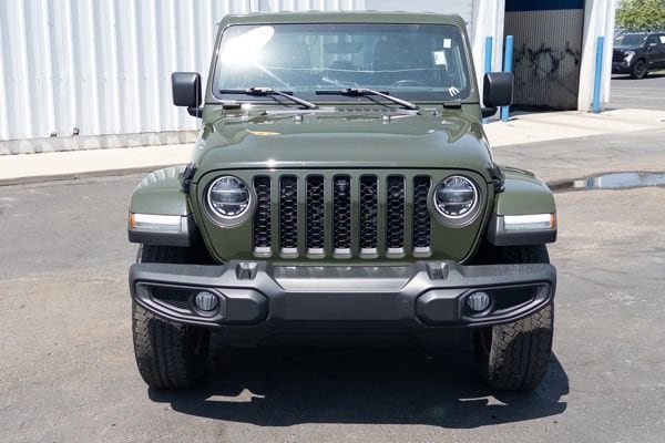 Used 2021 Jeep Wrangler Unlimited Sahara 80th Anniversary with VIN 1C4HJXEG5MW607965 for sale in Lake City, MI