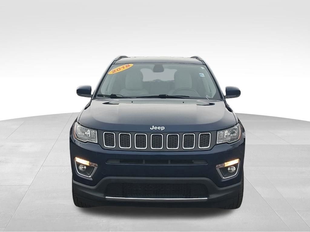 Used 2018 Jeep Compass Limited with VIN 3C4NJDCB7JT365352 for sale in Lake City, MI