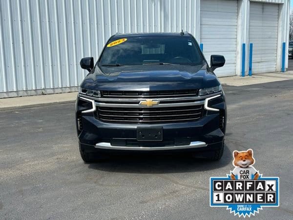 Used 2023 Chevrolet Suburban LT with VIN 1GNSKCKD9PR370249 for sale in Lake City, MI
