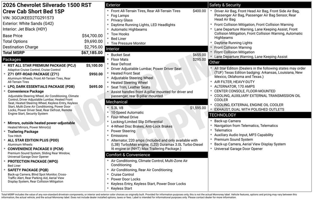 2026 Chevrolet Silverado 1500 RST - Photo 6