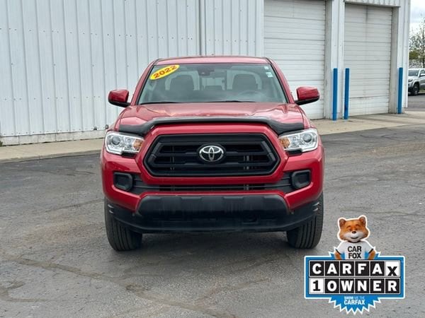 Used 2022 Toyota Tacoma SR with VIN 3TMCZ5AN5NM491339 for sale in Lake City, MI