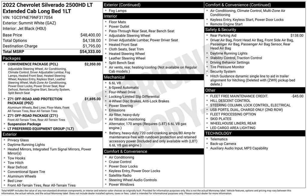 Used 2022 Chevrolet Silverado 2500 HD LT Truck