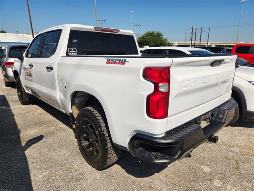 Used 2021 Chevrolet Silverado 1500 Custom Trail Boss Truck Crew Cab
