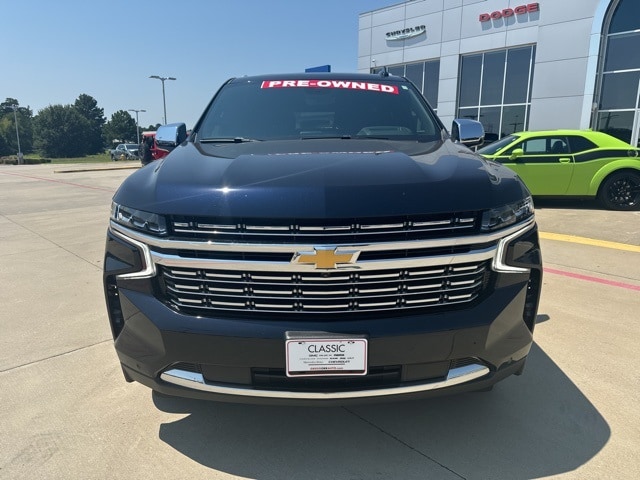 Used 2023 Chevrolet Tahoe Premier with VIN 1GNSKSKD3PR113307 for sale in Texarkana, TX