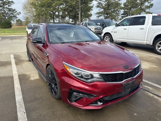 Used 2019 Kia Optima SX with VIN 5XXGW4L29KG314345 for sale in Texarkana, TX