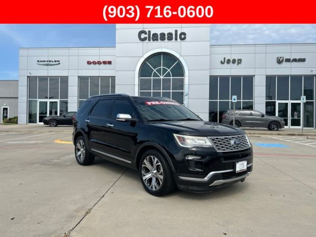 Used 2018 Ford Explorer Platinum SUV