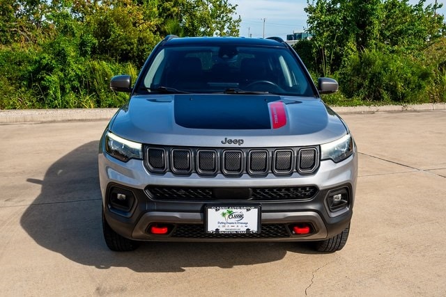 Used 2022 Jeep Compass Trailhawk with VIN 3C4NJDDB2NT143032 for sale in Galveston, TX